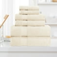 thumbnail image 2 of Impressions Rosaline Zero-Twist Cotton 6-piece Towel Set, 2 of 4