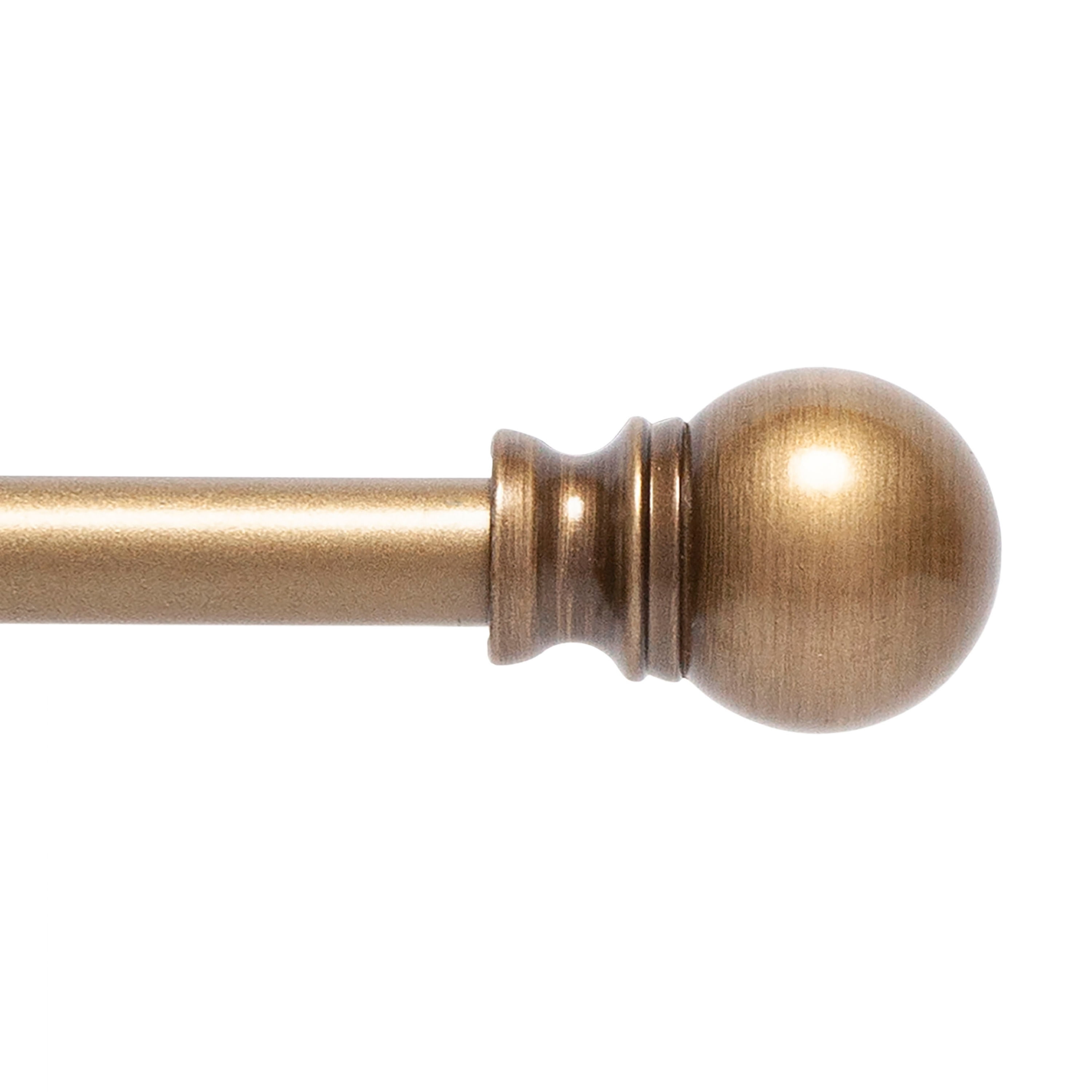 curtain rod brass
