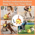 thumbnail image 4 of Balón de fútbol para perros QDAN Duck para cumpleaños de cachorros de tira y afloja, 4 of 7