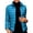 Blue, variant on Womens Cropped Puffer Jacket - Quilted Packable Lightweight Winter Coat - Stand Collar Long Sleeve Full Zip Windproof Insulated Snow Coats