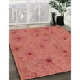 thumbnail image 3 of Ahgly Company Machine Washable Indoor Square Transitional Tomato Red Area Rugs, 7' Square, 3 of 7