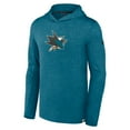 thumbnail image 2 of Men's Fanatics  Teal San Jose Sharks Authentic Pro Lightweight Pullover Hoodie, 2 of 3