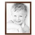 thumbnail image 2 of ArtToFrames 22x28 Inch Walnut Picture Frame, This Brown Wood Poster Frame is Great for Your Art or Photos, Comes with 060 Plexi Glass (4086), 2 of 8