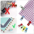 thumbnail image 3 of Pack of 100 Cloth Clips Multicolored Sewing Accessories Sewing Supplies Clip Multi-Use Sewing Machine Aids for Sewing, Quilting Clips, Crocheting, 3 of 5