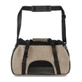 thumbnail image 4 of Mochila Transportadora Perro Gato Bolsa Beige Mascota, 4 of 6