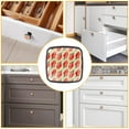 thumbnail image 6 of 4 Pcs Cabinet Handle Drawer Pulls Unique Fruit Knobs with Screws Square Furniture Office Cabinet Knob Decoration, 6 of 7