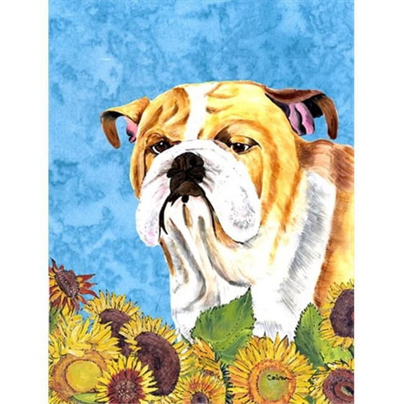 Bulldog English Flag Garden Size