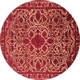 thumbnail image 1 of Ahgly Company Indoor Round Oriental Orange Industrial Area Rugs, 8' Round, 1 of 4