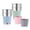 Blue+Pink+Green+Grey, variant on Vesteel 3 Pack Stainless Steel Cups, 8oz Stackable Metal Drinking Glasses with Silicone Sleeves, Unbreakable Pint Cup Tumblers for Home, Camping & Parties, Blue/Green/Pink