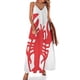 thumbnail image 1 of Vestido sin mangas Red Lobster, vestido sexy, vestidos de manga larga, vestidos para mujer, 1 of 7