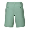 thumbnail image 3 of Zusmen Men's Classic Fishing Golf Short, Men Flat Front Shorts,Slim Multi Pocket Stretch(Green 44), 3 of 5