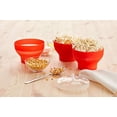 thumbnail image 6 of L√©ku√© Mini Microwave Popcorn Maker, Set of 2, Red, 6 of 8