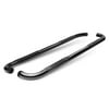 Black 3" Round Tube Side Step Nerf Bar Running Board for 07-18 Jeep Wrangler 4Dr 08 09 10 11 12 13 14 15 16 17 Fits select: 2008,2015-2018 JEEP WRANGLER UNLIMITED