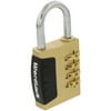 Padlock 4Dial Brass 1.5In
