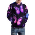 thumbnail image 5 of Dreamy Purple Butterfly Pattern (50)-1 3D Print Hoodie Men Women Autumn Thin Pullover Sweatshirt Vintage Streetwear Tops, 5 of 6