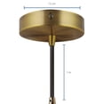 thumbnail image 2 of Lampara Colgante Lisboa Aksi Bronce Marron Brillante Aksi Luminario colgante bronce, 2 of 3