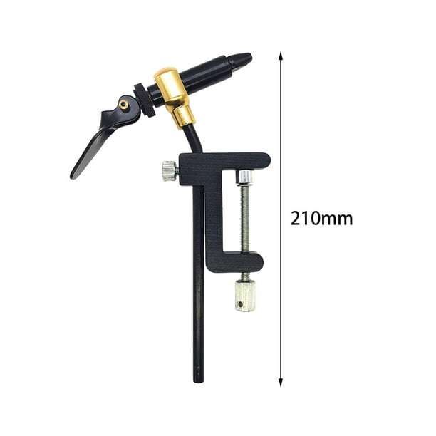 Fly Tying Vise Fishing Hook Tying Vise Metal Accessories Tying Vise  Rotatable Heavy Duty for Fishing Clamp Adjustable Fly Tying Vise Flies  Basic Set 