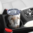 thumbnail image 5 of 20 Oz Cute Doberman and Dog Footprint Coffee Tumbler Double Wall Insulated Stainless Steel Water Bottle | Metal Reusable Thermoses Flask with Cup Cap | Leak & Sweat Proof with Anti-Dust Lid, 5 of 7