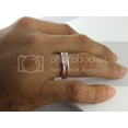 thumbnail image 5 of 14k Rose Gold Mens Diamond Ring, 1/4 Carat (ctw) Round Cut Natural White Diamond 5-Stone Anniversary Wedding Band Ring Men's Jewelry (Diamond Color: H-I, Clarity: I2, 0.25cttw) Ring Size-9.5, 5 of 6