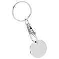 thumbnail image 2 of SHISUYAN Shopping Trolley Tokens Key Ring Shopping Cart Coin Quarter Keychain Portable Key Rings Keyrings Decorations For Shopping Cart Grocery Shopping Trolleys, 2 of 9