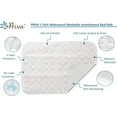 thumbnail image 2 of 1 Pack Waterproof Washable Incontinence Bed Pads, 31 x 47 Inch Reusable Bed Wetting Underpad, Heavy Duty Mattress Protection for Elderly Seniors, Kids, Pets, Ultra Absorbent Pee Pads, 2 of 5