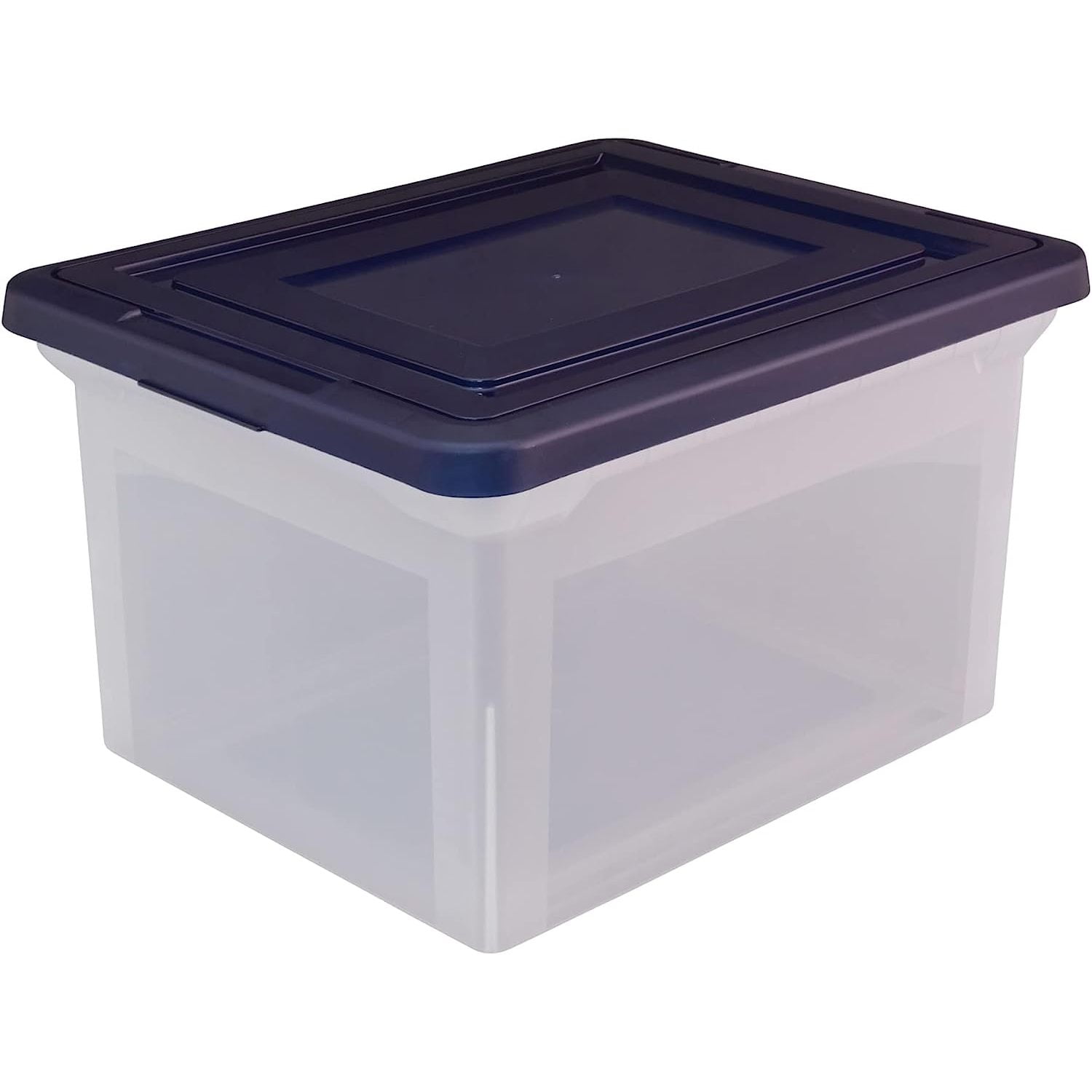 ZQRPCA Stackable File Tote Box, Letter/Legal Size, 10 13/16in.H x 14 1
