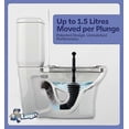 thumbnail image 3 of Toilet Unclogging Tool - Heavy Duty Plunger with Unique Unclogging Design - Removal Tool for Unclogging Toilets - Black, 3 of 5