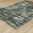 thumbnail image 5 of HomeRoots 507498 8 x 10 ft. Abstract Stain Resistant Rectangle Indoor & Outdoor Area Rug, Beige & Black, 5 of 5
