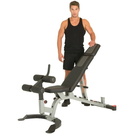 Detachable Leg - FITNESS REALITY X-Class 1500 lb Light Commercial Adjustable Utility FID Weight Bench with Detachable Leg Lock Down