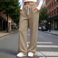 thumbnail image 5 of Women's Jogger Pants With Elastic Drawstring Wasit Pants Waist Multi-Pockets Casual Sweatpants For Active Gym Sessions, 5 of 7
