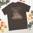 thumbnail image 2 of Hustle Until Your Haters Ask If You Are Hiring Graphic Graphic classic tee (Dark Chocolate, XL), 2 of 4