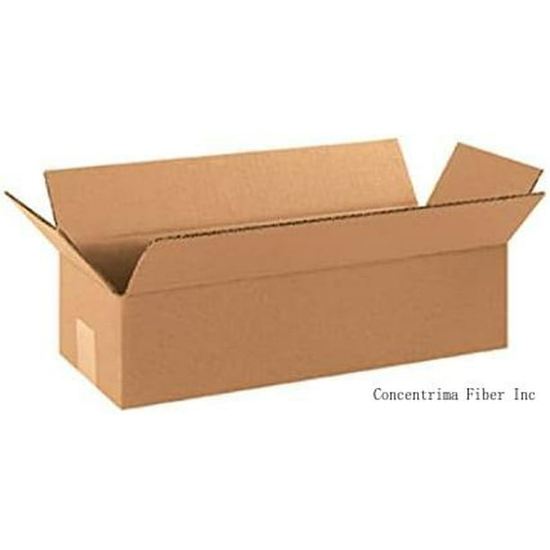 Secure Seal 12X4x4 Pack Of 100 Corrugated Cardboard Packing Shipping