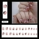 thumbnail image 1 of Press on Nails Uñas postizas europeas Press on Nails Sello UV Brillante Cobertura total Uñas postizas artificiales Uñas para mujeres, 1 of 5