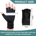 thumbnail image 2 of Copper Compression Arthritis Gloves Fingerless compression gloves relieve pain and treat arthritis, 2 of 6