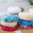 thumbnail image 5 of Plush pet bed self-warming donut swaddling, comfortable round plush dog mattress, 5 of 5