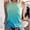 Blue, variant on Women's Tennis Tanks Casual Loose Fit Sleeveless Print Tank Top for Summer Beachwear Crew Neck Vest Blank Basic Blouse Shirts for Women Blue XL