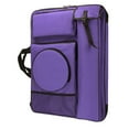 thumbnail image 1 of Mochila artista, estuche de cartera de arte, transportista de almacenamiento de telas de oxford gran bolsa de dibujo para suministros de manualidades Púrpura, 1 of 8