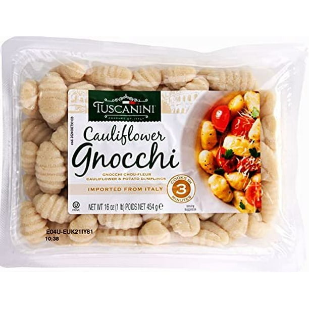 Tuscanini Cauliflower Gnocchi 16oz (2 Pack) Imported From Italy, Low