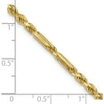 thumbnail image 5 of 14K Yellow Gold 3.0mm D/C Milano Rope Chain (24 X 3) Made In Peru mil060-24, 5 of 5