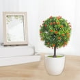 thumbnail image 4 of PUREKKI Simulation Flower Bouquet Living Room Table Flower Arrangement Flower Decoration Vase Potted, 4 of 6