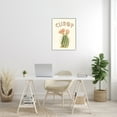 thumbnail image 2 of Stupell Industries Vintage Clingy Typography Prickly Floral Desert Cactus Botanical & Floral Painting White Framed Art Print Wall Art, 24 x 30, 2 of 7