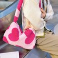 thumbnail image 4 of Minnieouse Bolso esponjoso de felpa de primera calidad para mujer, bolsos informales elegantes y a la moda, bolsos de hombro Bolsas de mensajero y de hombro azul, 4 of 6