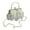 White, variant on Tachiuwa Clutch Purses Buckle Closure Chic Elegant with Bow for Parties Prom Daughter White