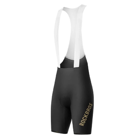 ROCKBROS Men’s Cycling Bib Shorts with DOLOMITI Pads – Size M Breathable, Shock-Absorbing for Road & Mountain Biking