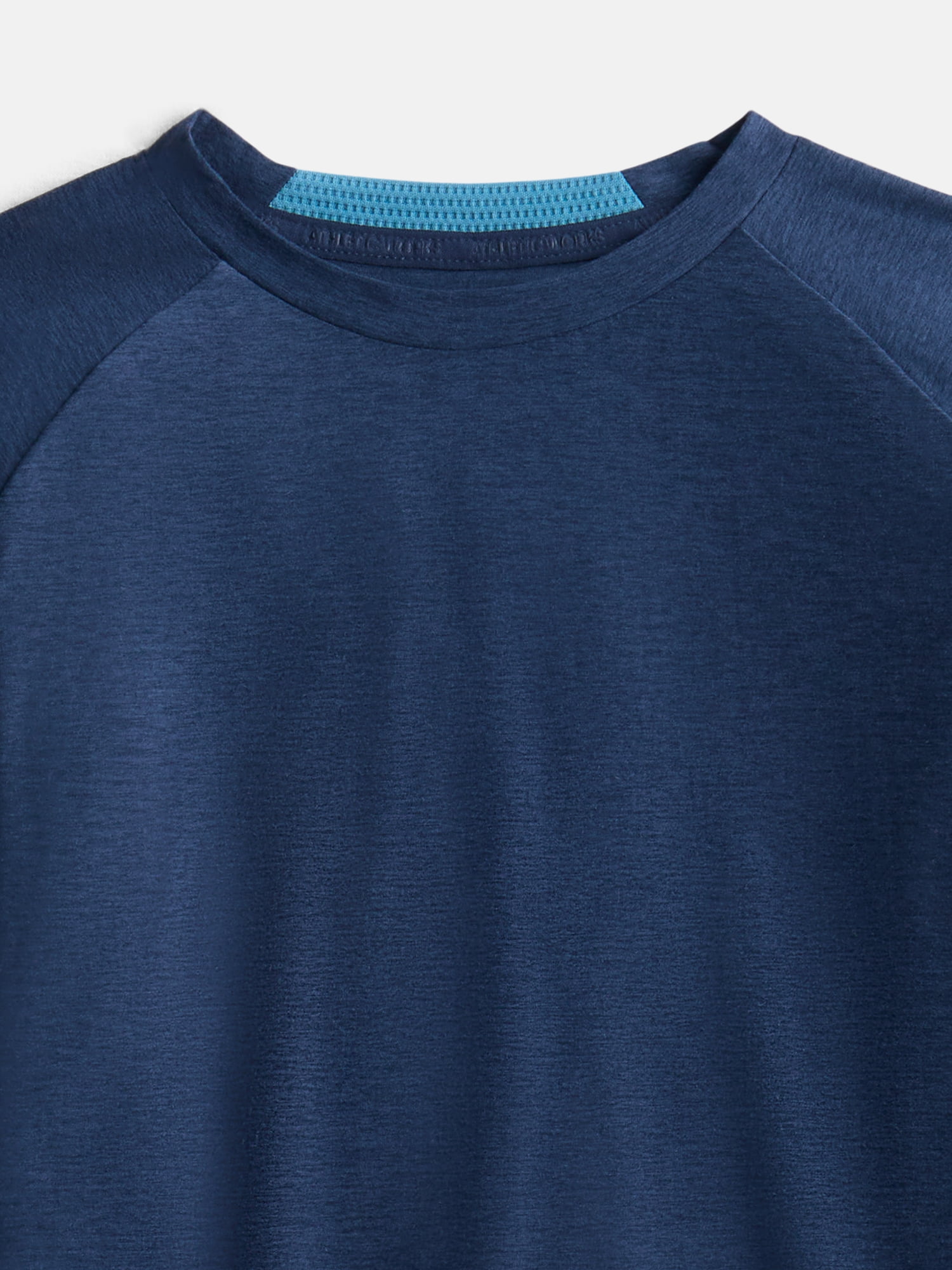 Athletic Works Boys ButterCore Tee with Long Sleeves, Sizes 4-18