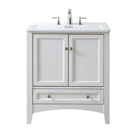 Stufurhome Delia 36 inch Off-White Laundry Utility Sink