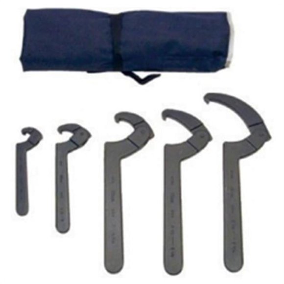 Martin Tools MRTSHW5K Adjustable Hook Spanner Wrench Set