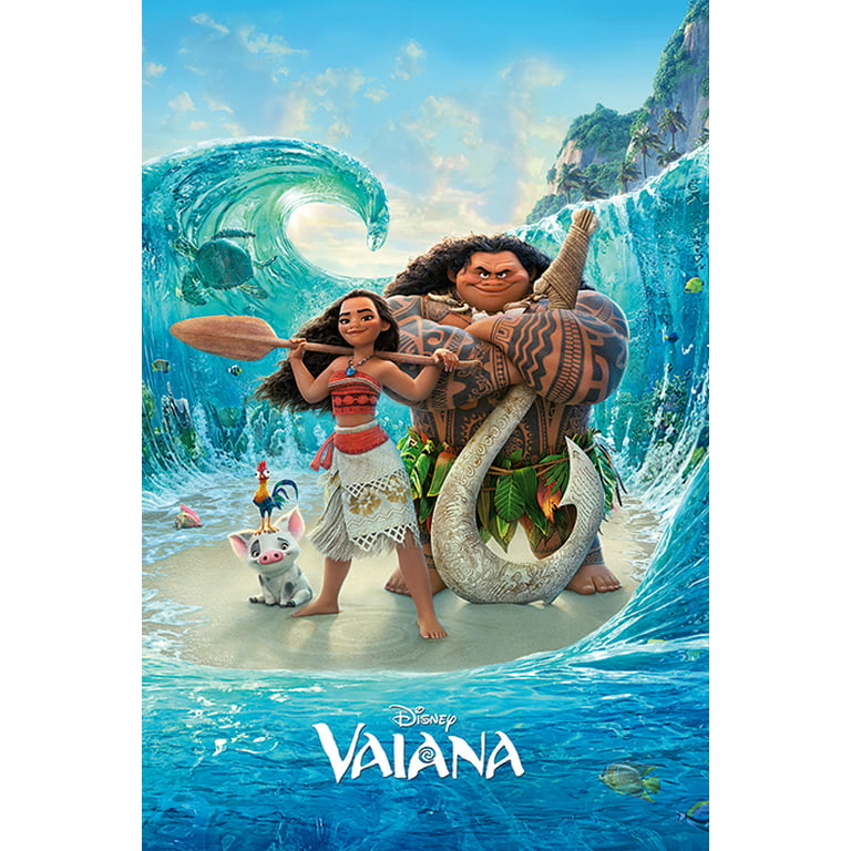 vigtig pyramide fritaget Vaiana / Moana - Disney Movie Poster / Print (Vaiana / Moana & Maui -  Magical Sea) (Size: 24" x 36") - Walmart.com
