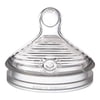 NUK Simply Natural Fast Flow Bottle Nipples, 2 Pack