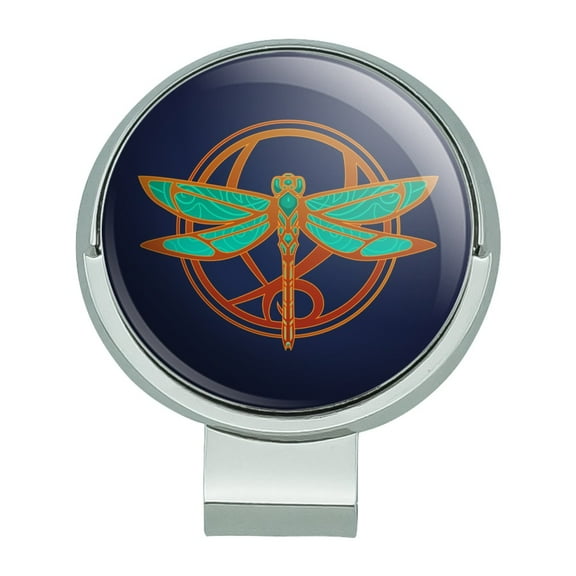 Dragonfly Elegant Golf Hat Clip With Magnetic Ball Marker